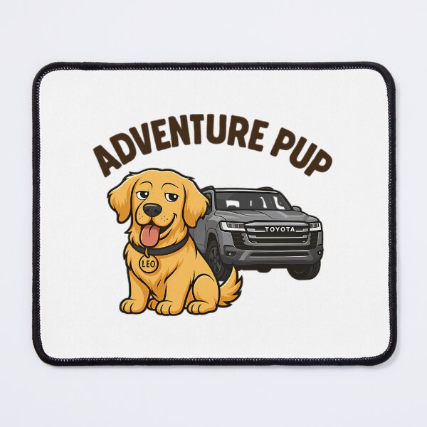 Item preview, Adventure Pup Dog And Suv Art designed and sold by enrique-moyer.