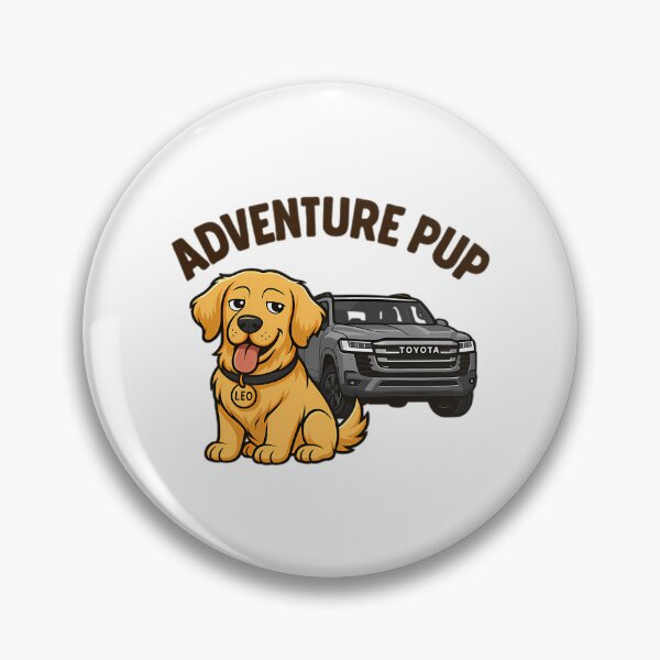 Item preview, Adventure Pup  Dog And Suv Art designed and sold by enrique-moyer.
