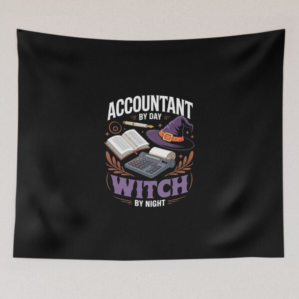 Item preview, ACCOUNTANT BY DAY WITCH BY NIGH designed and sold by jkrphoto.