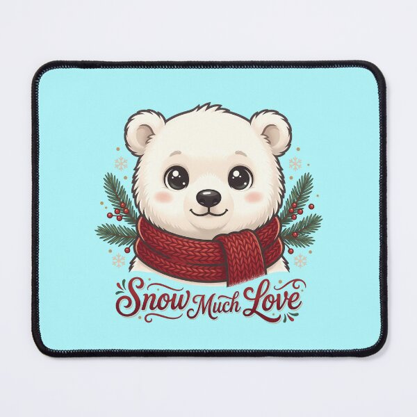 Item preview, Snow Much Love - Cute Polar Bear - Christmas designed and sold by GlimTig.
