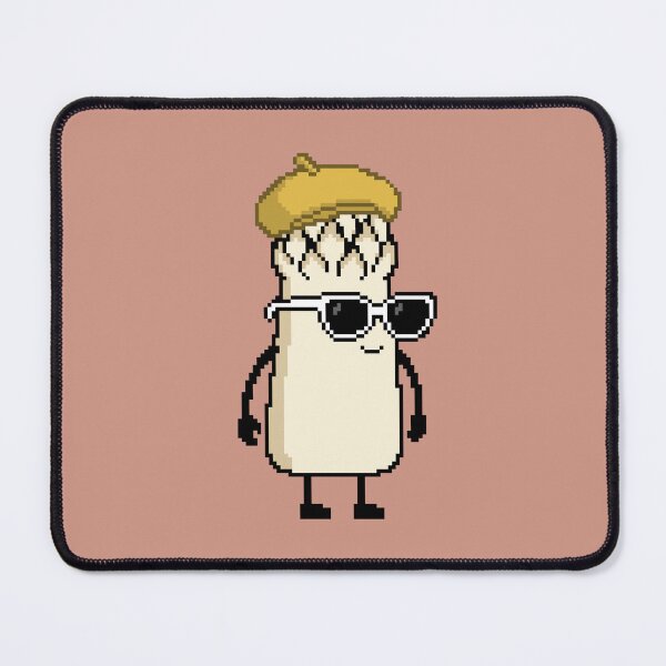Item preview, Asparagus white Pixel with a Beret (YL) designed and sold by White Rim Mates.