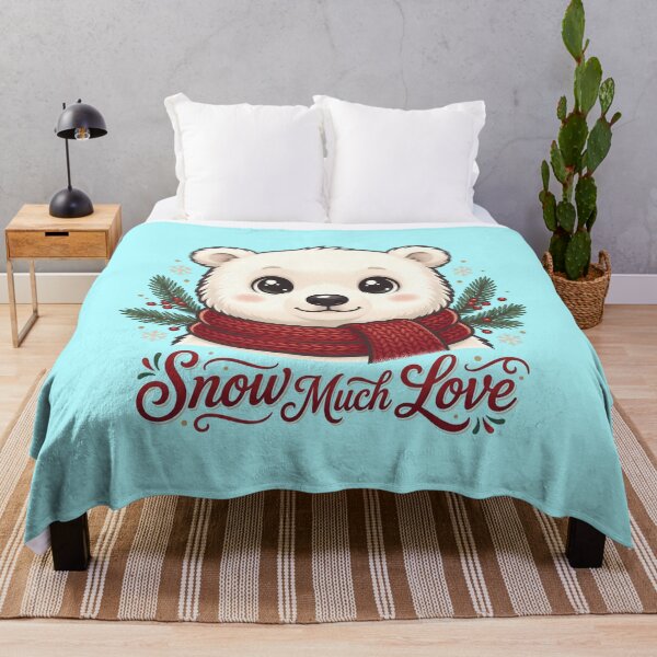 Item preview, Snow Much Love - Cute Polar Bear - Christmas designed and sold by GlimTig.