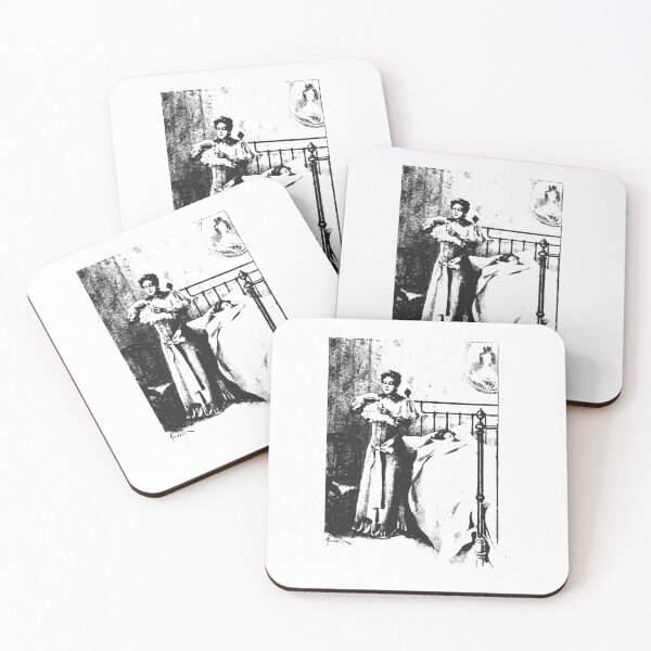 Item preview, Vintage Ghostly Tales Haunted Gothic Woodcut Plate 12 designed and sold by Antique Science Press.