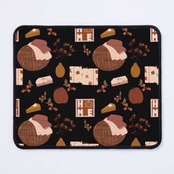 Item preview, Cozy Hygge Fall Pumpkin Pie Blanket Book Black Pattern designed and sold by FestivityFinds.
