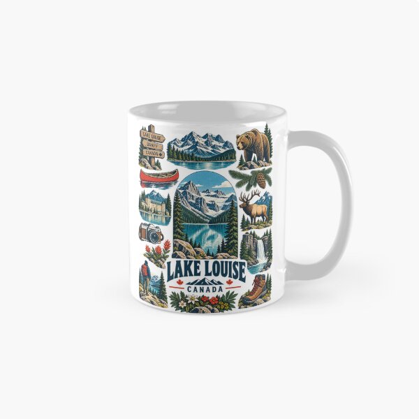Item preview, Lake Louise Canada Vintage Travel – Canadian Rockies Adventure designed and sold by ChicClicker.