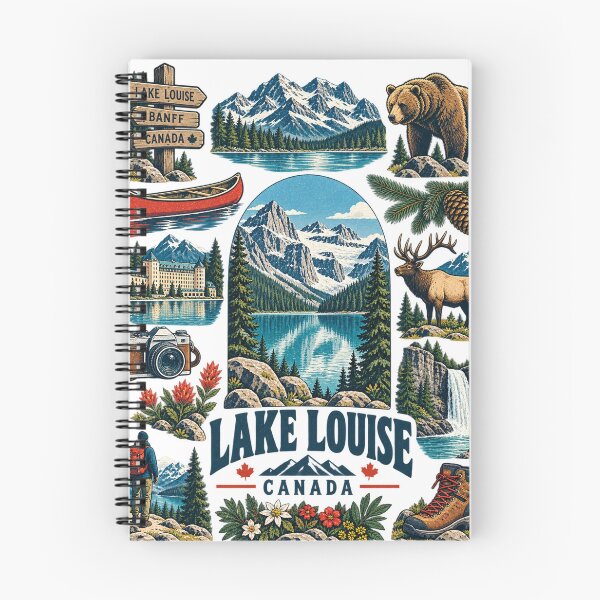 Item preview, Lake Louise Canada Vintage Travel – Canadian Rockies Adventure designed and sold by ChicClicker.