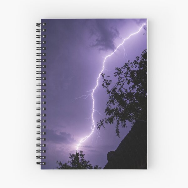 Item preview, Electric Sky, A Brilliant Bolt of Lightning Piercing the Night designed and sold by Astute-Artio-Photography.
