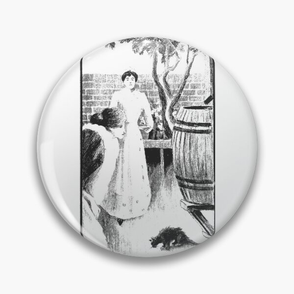 Item preview, Vintage Ghostly Tales Haunted Gothic Woodcut Plate 13 designed and sold by Antique Science Press.