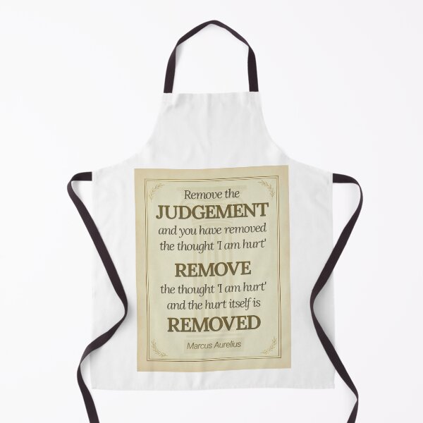Item preview, Remove the Judgement - Marcus Aurelius - Elegant Script Stoic Quote - Black and Gold Version designed and sold by Stoic Core.