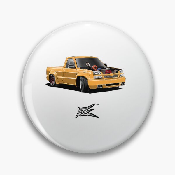 Item preview, American V8 Drift Truck Yellow designed and sold by enrique-moyer.