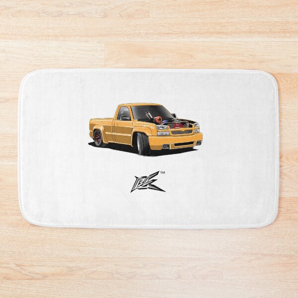 Item preview, American V8 Drift Truck Yellow designed and sold by enrique-moyer.