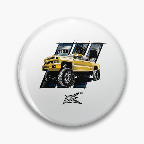 Item preview, American V8 Lifted Truck Yellow designed and sold by enrique-moyer.