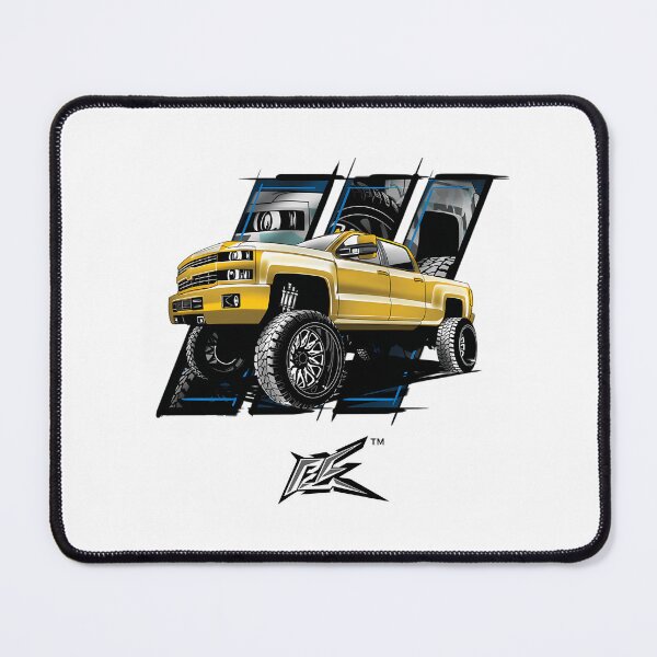 Item preview, American V8 Lifted Truck Yellow designed and sold by enrique-moyer.