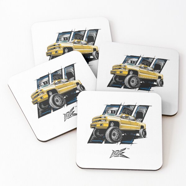 Item preview, American V8 Lifted Truck Yellow designed and sold by enrique-moyer.