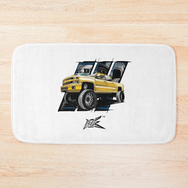 Item preview, American V8 Lifted Truck Yellow designed and sold by enrique-moyer.
