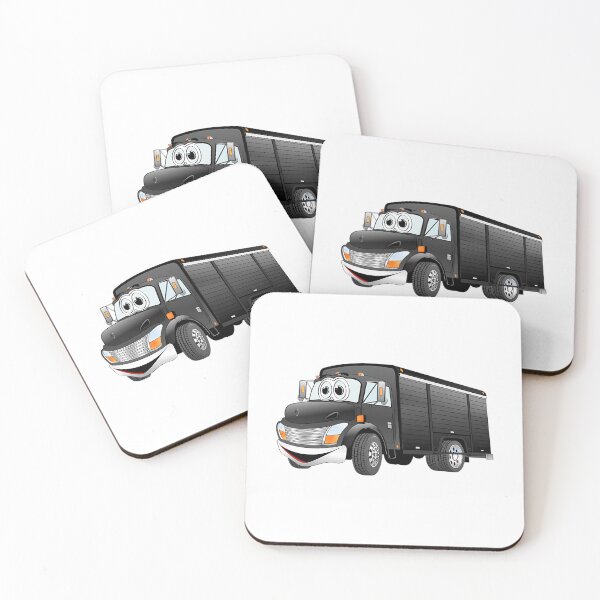 Item preview, Black  Beverage Truck Cartoon designed and sold by enrique-moyer.