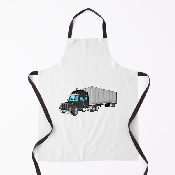 Item preview, Black Semi Truck With A Silver Box Trailer designed and sold by enrique-moyer.