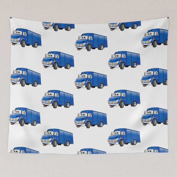 Item preview, Blue  Beverage Truck Cartoon designed and sold by enrique-moyer.