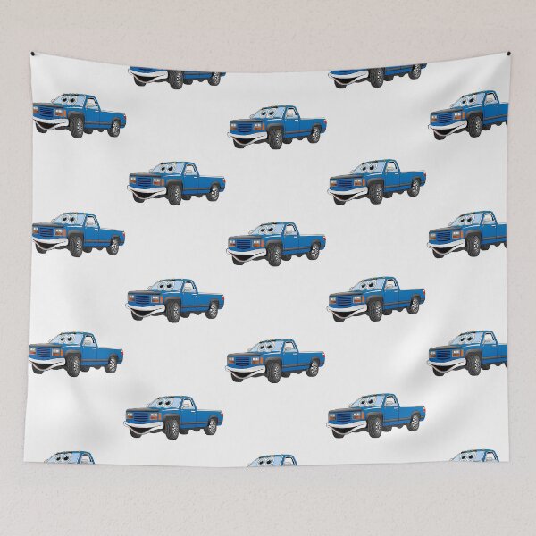 Item preview, Blue Pick Up Truck Cartoon designed and sold by enrique-moyer.