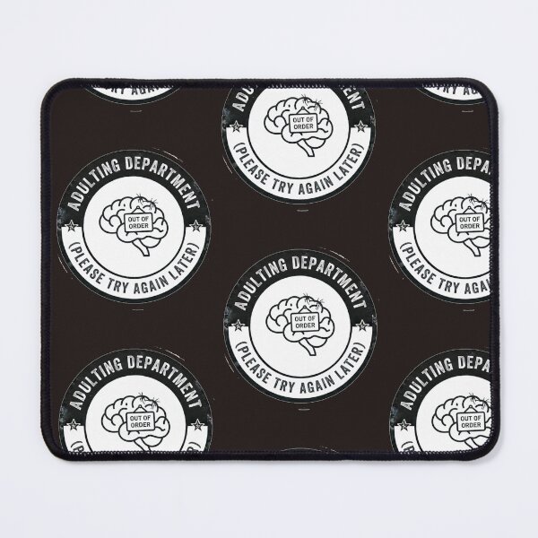 Item preview, Adulting Department - Out Of Order Funny Mental Health Sticker designed and sold by IbericoStudio.