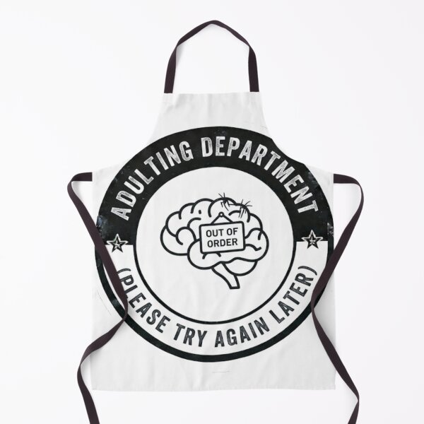 Item preview, Adulting Department - Out Of Order Funny Mental Health Sticker designed and sold by IbericoStudio.
