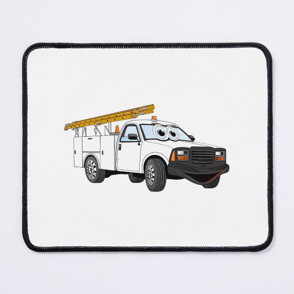 Item preview, Utility Pick Up White Truck Cartoon designed and sold by enrique-moyer.
