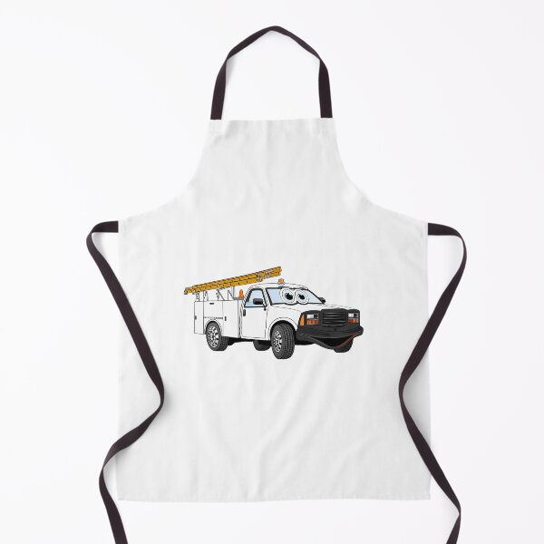 Item preview, Utility Pick Up White Truck Cartoon designed and sold by enrique-moyer.