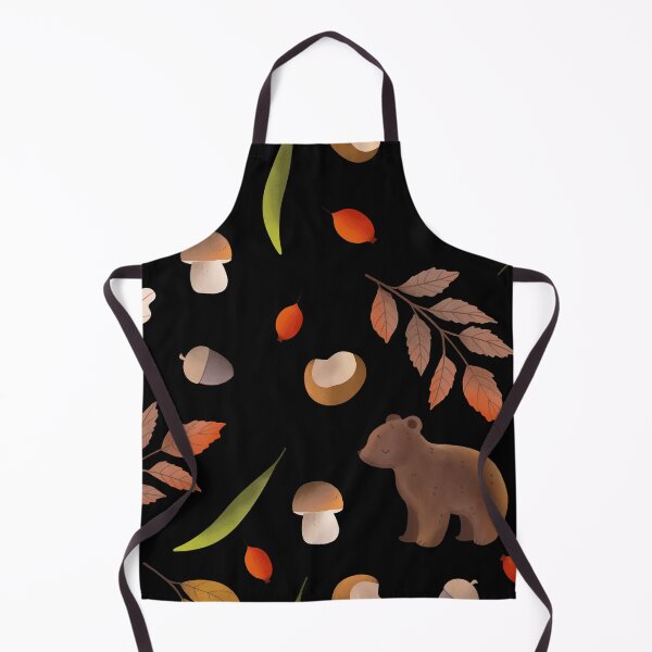 Item preview, Cute Woodland Bear Mushroom Acorn Autumn Leaf designed and sold by FestivityFinds.