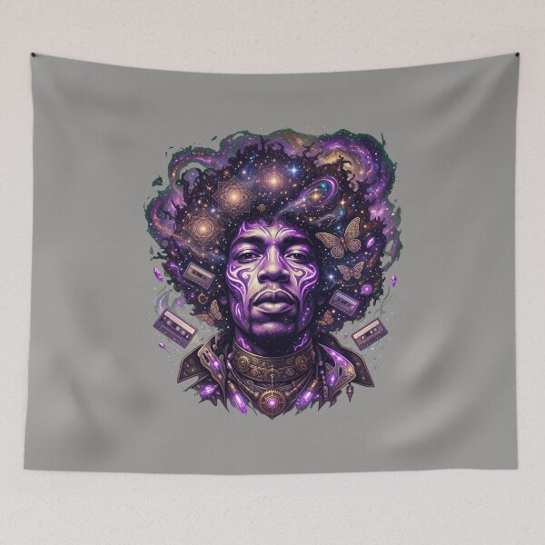 Item preview, Cosmic Purple Legend Portrait Apparel Graphic-89 designed and sold by LucasMartinsd.