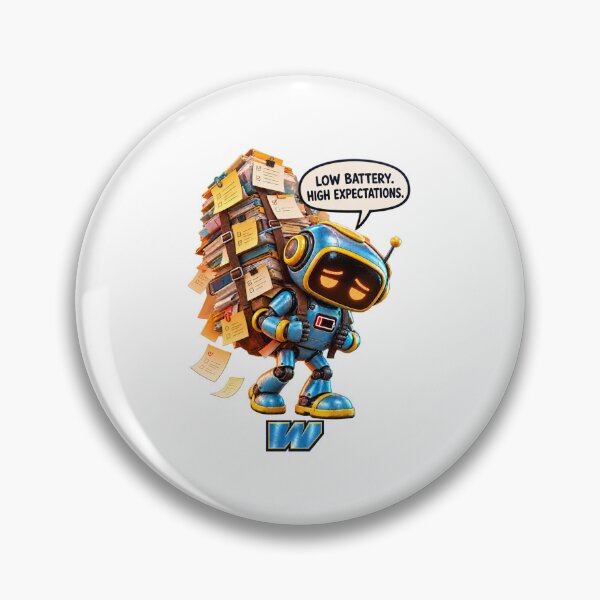 Item preview, Low Battery, High Expectations Robot designed and sold by eWproject.