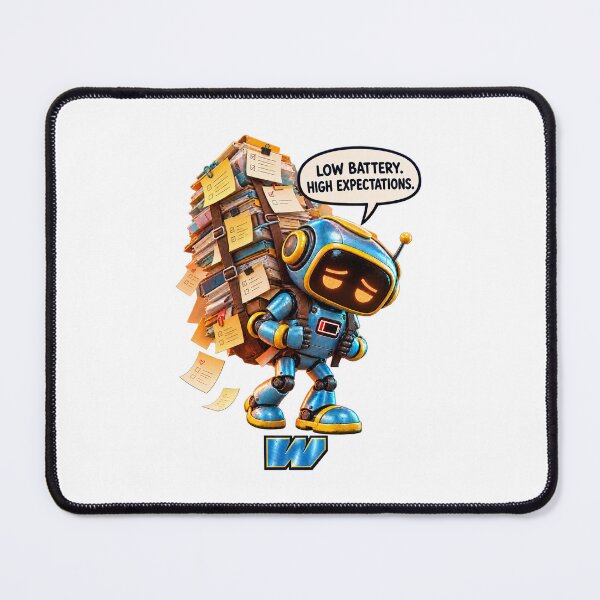 Item preview, Low Battery, High Expectations Robot designed and sold by eWproject.