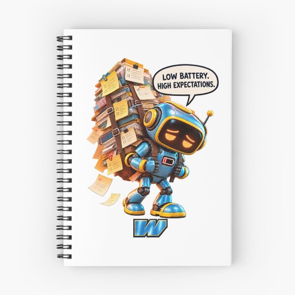 Item preview, Low Battery, High Expectations Robot designed and sold by eWproject.