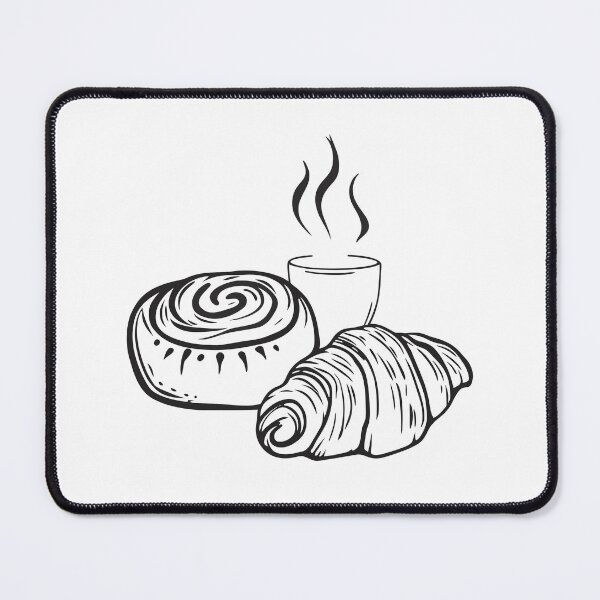 Item preview, Roulé Cannelle avec Café Cosy Boulangerie Cadeau 2 designed and sold by OneLine Studio.