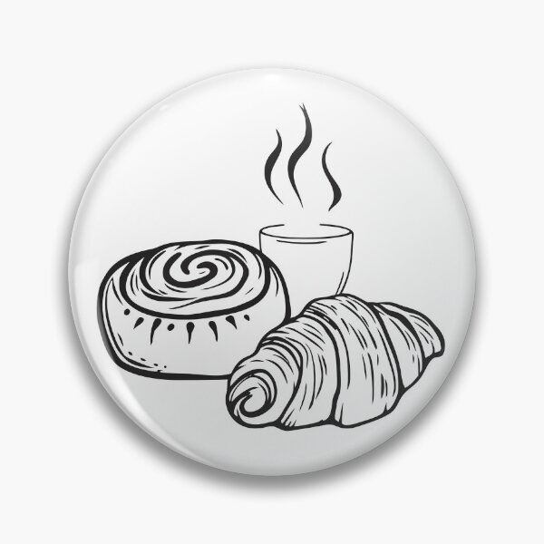 Item preview, Roulé Cannelle avec Café Cosy Boulangerie Cadeau 2 designed and sold by OneLine Studio.
