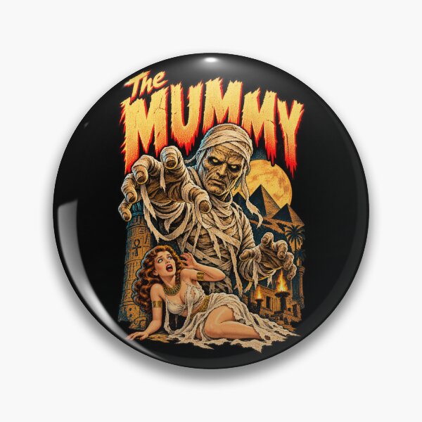 Item preview, The Mummy Vintage Horror Poster | Classic Monster Movie | Retro Egyptian Horror Art designed and sold by DopeyRobot.