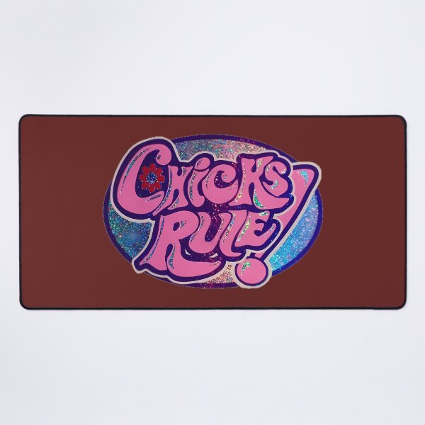Item preview, Chicks Totally Rule designed and sold by RetroRebelGirl.