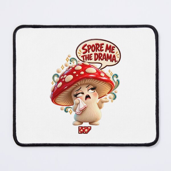 Item preview, Spore Me the Drama Mushroom designed and sold by eWproject.