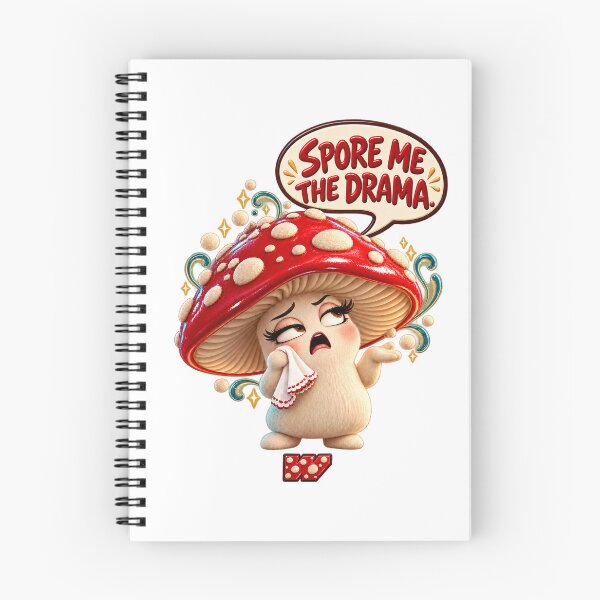 Item preview, Spore Me the Drama Mushroom designed and sold by eWproject.