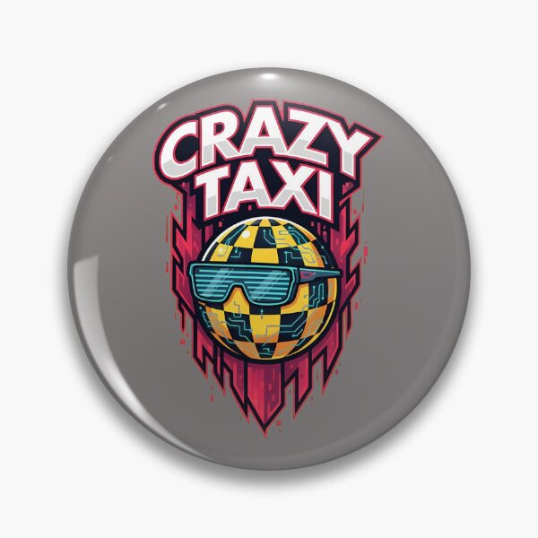 Item preview, Crazy Taxi Arcade Game Flame Logo Tee-77 designed and sold by SaschaZhou.