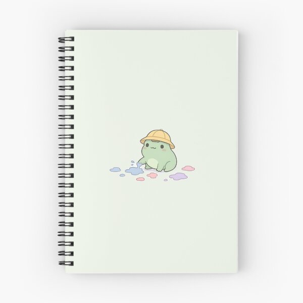 Item preview, Cute Kawaii Frog playing with colors designed and sold by pixellm.