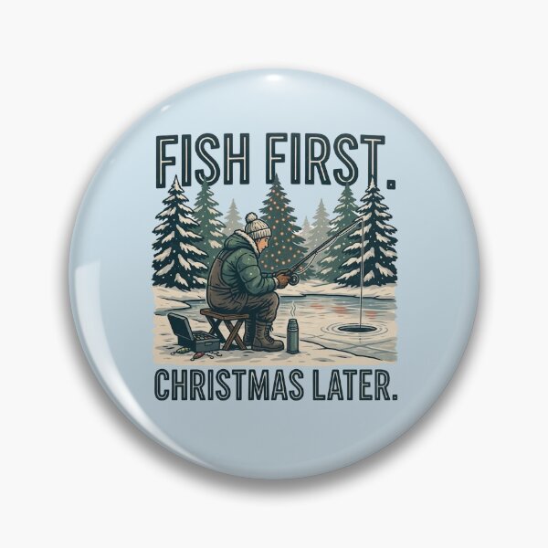 Item preview, Funny Fishing Christmas Gift for Anglers designed and sold by WikaKowalczyk.