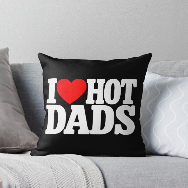 Item preview, I Love Hot Dads Funny Dad Humor Father’s Day T-Shirt designed and sold by Trendably.