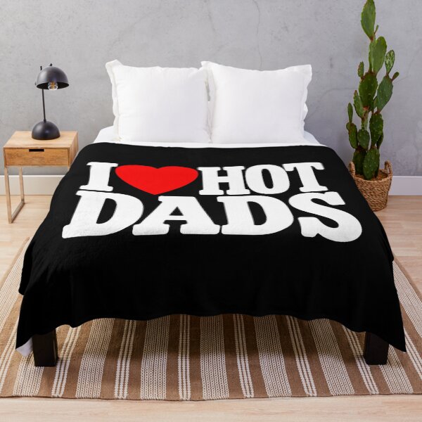 Item preview, I Love Hot Dads Funny Dad Humor Father’s Day T-Shirt designed and sold by Trendably.