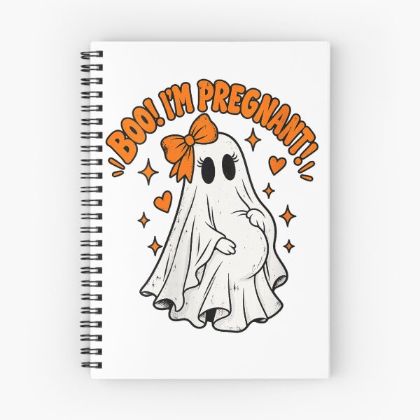 Item preview, Women's Boo I'm Pregnant Halloween Pregnancy Announcement Ghost designed and sold by Marantha80s.