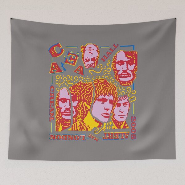 Item preview, Cream Royal Albert Hall Concert Poster Style Tee-62 designed and sold by SaschaZhou.