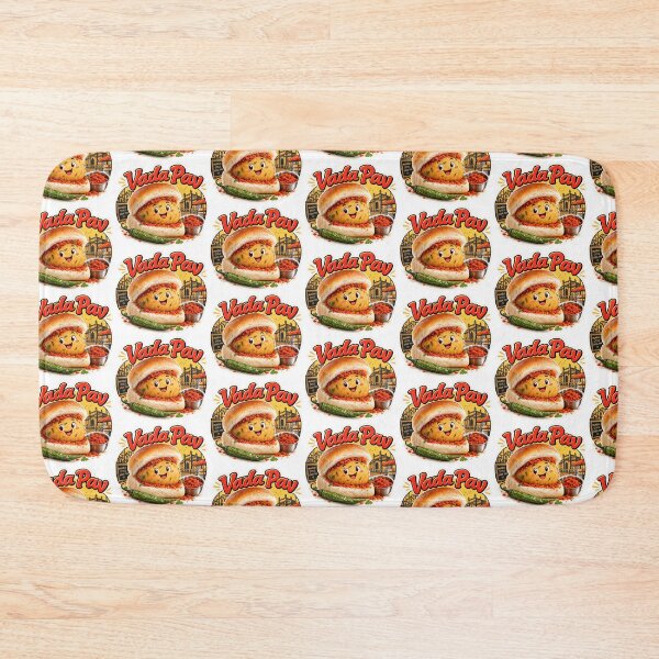 Item preview, Vada Pav Sticker, Mumbai Street Food Retro Die-Cut designed and sold by PriyankaSonara.