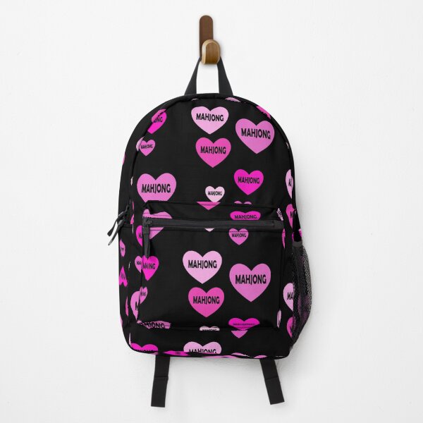 Item preview, Pink Mahjong Hearts For Mahjong Lovers designed and sold by NinniSilver.
