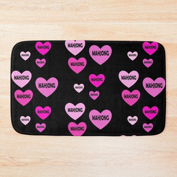 Item preview, Pink Mahjong Hearts For Mahjong Lovers designed and sold by NinniSilver.