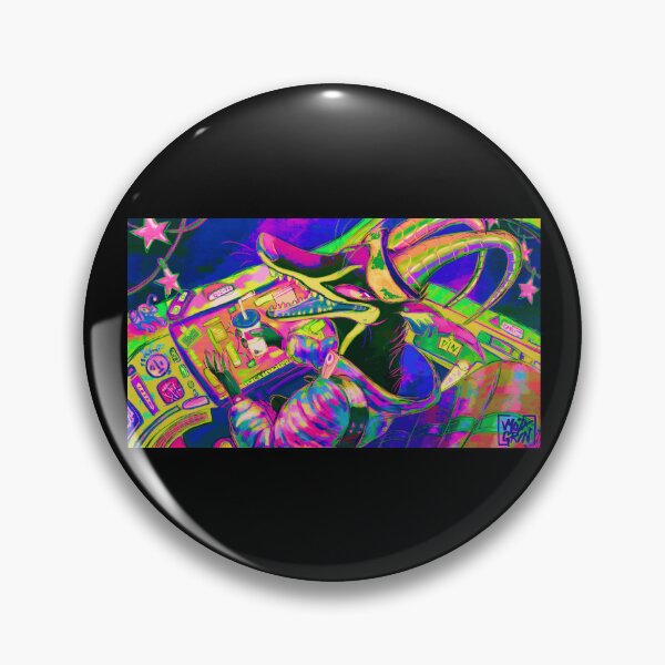 Item preview, Vibrant Cosmic Fox Control Room designed and sold by elijbclaude.