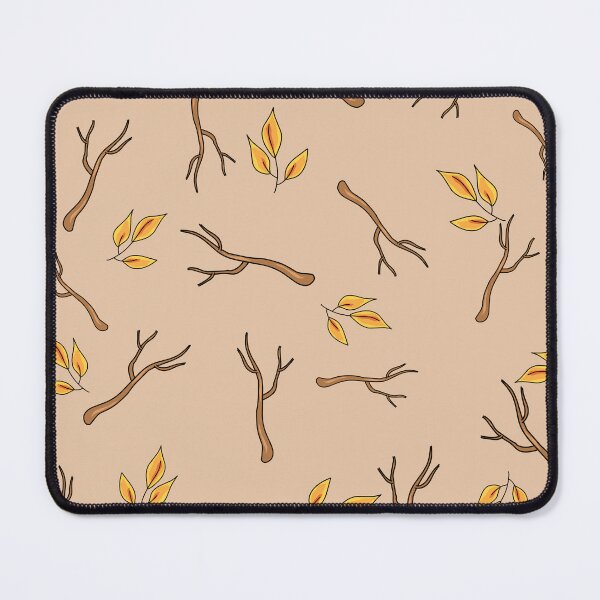 Item preview, Minimalist Autumn Tree Branch Golden Leaf Tan designed and sold by FestivityFinds.